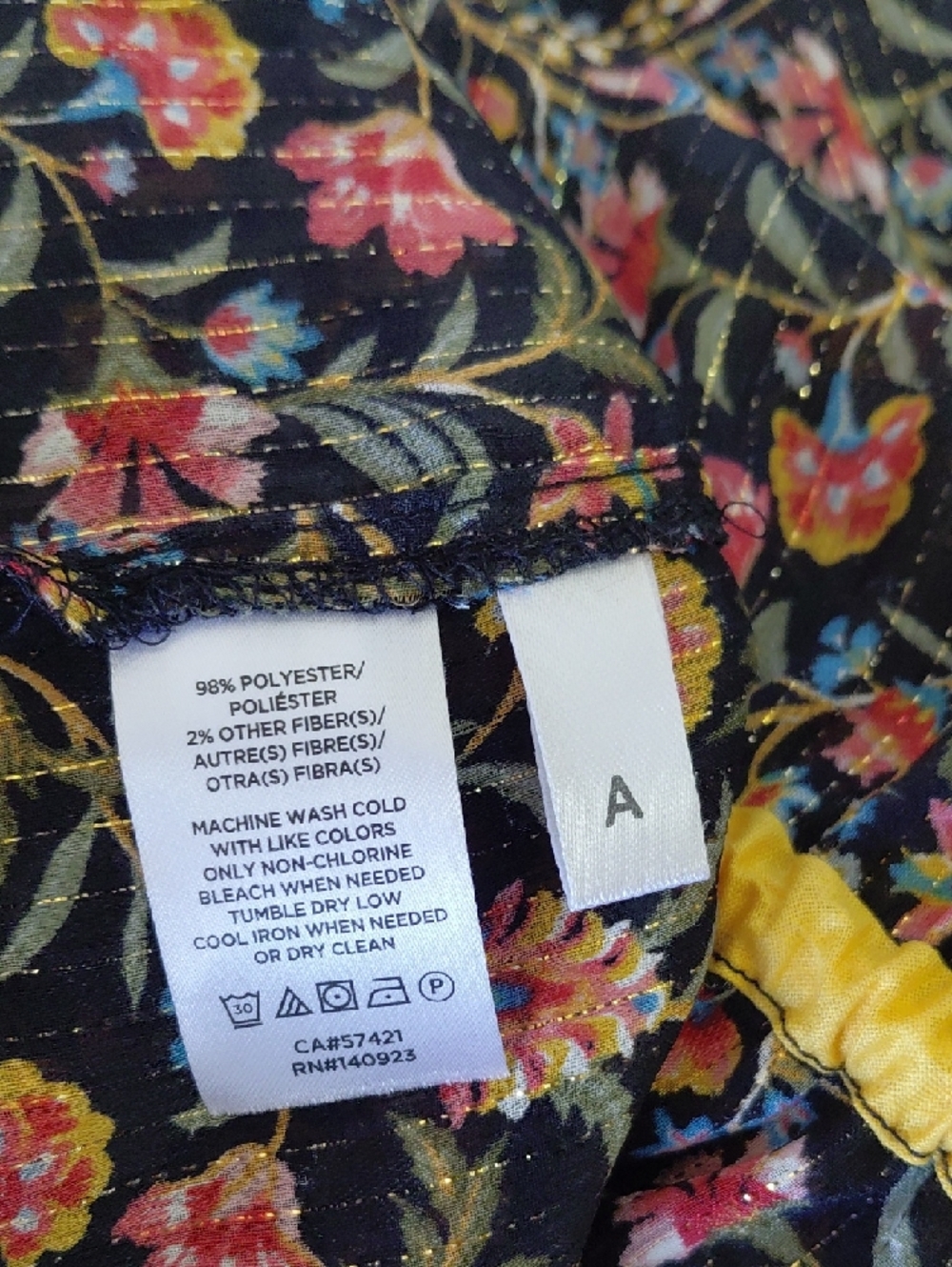 🔴 LOFT Floral Short Flutter Sleeve Blouse - Picture 7 of 11